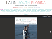 Tablet Screenshot of latinsouthflorida.com